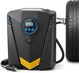inveXo Digital Car Tyre Inflator 150 PSI – Portable 12V Air Pump Compressor with LED Light+Digital Pressure Display | Fast... Price In India