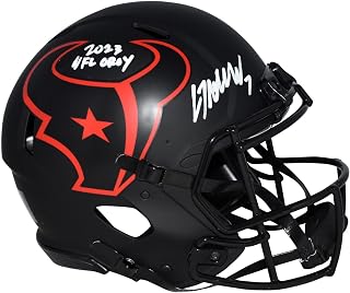 Cj Stroud Signed Houston Texans Eclipse Authentic Helmet Fanatics