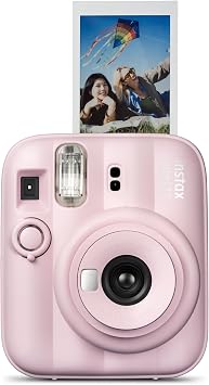 instax Dahili Otomatik flaş, dahili selfie aynası, yakın çekim makro modu ve otomatik zamanlayıcı, Şeker Pembesi ile mini 13 anlık kamera