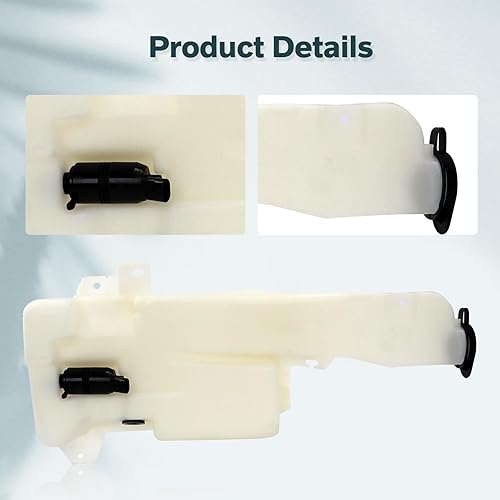 Miniatura 4 de Depósito de tanque de limpiaparabrisas para Chevy 99-07 Silverado 1500 2500 HD 3500 01-06 Suburban Tahoe Avalanche GMC 99-07 Sierra 01-06 Yukon