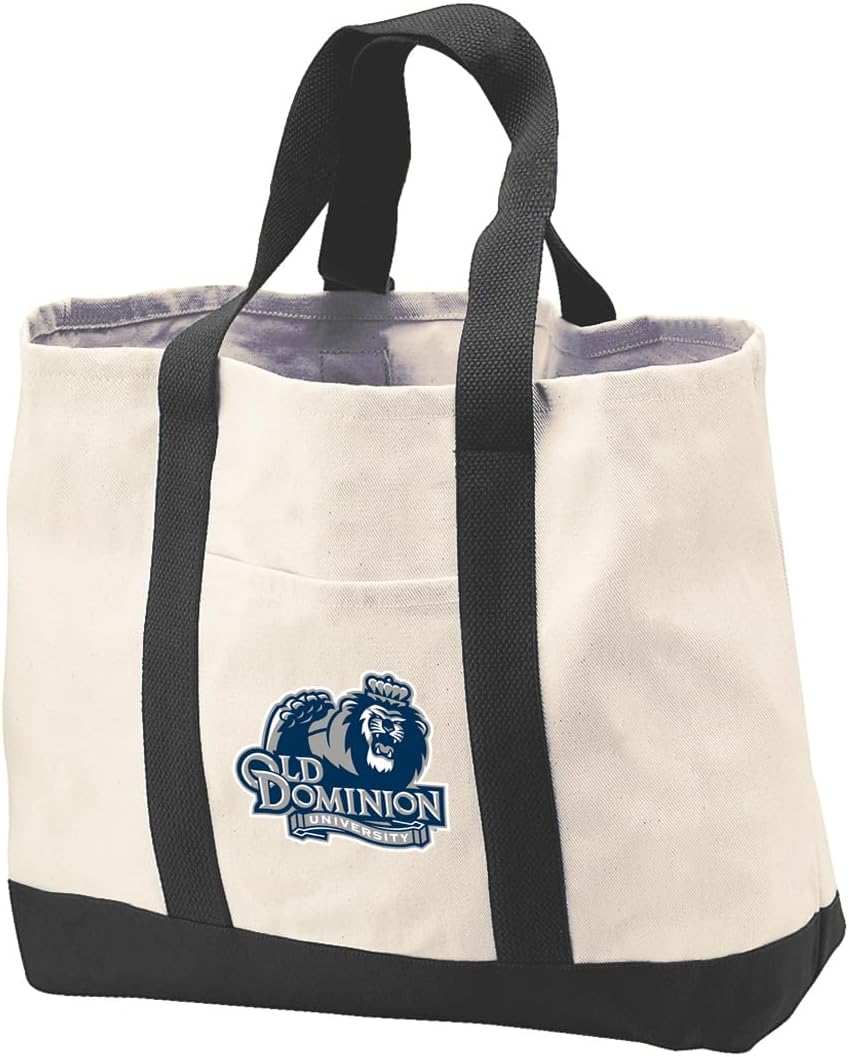 Broad Bay Old Dominion Tote Bag or Official Canvas Old Dominion University Totes