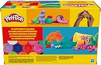 Vista 4 de Play-Doh - Paquete de 22 colores Ultimate, colores surtidos a granel, latas de 2 y 4 onzas de compuesto de modelado, actividades de arte