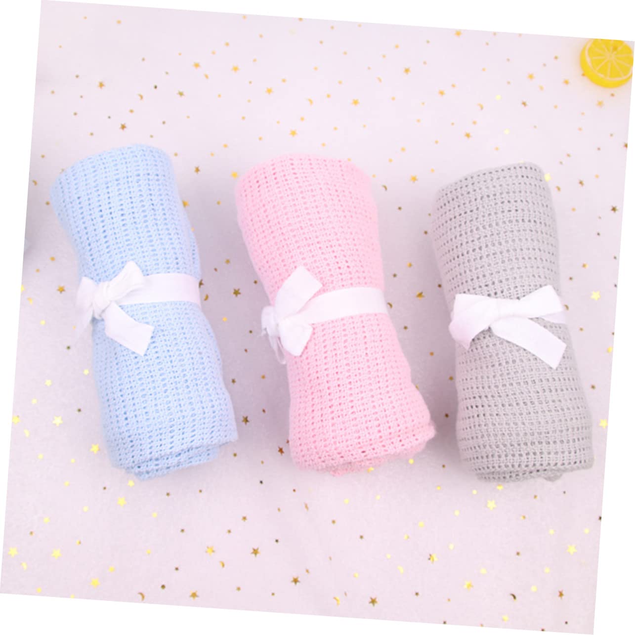 HEMOTON 6 Piezas de Aire Acondicionado para bebé Envoltura de Toalla de Bebe temático guardería mantita Bebe toquilla Bebe Mantas de bebé para niños Mantas de algodón