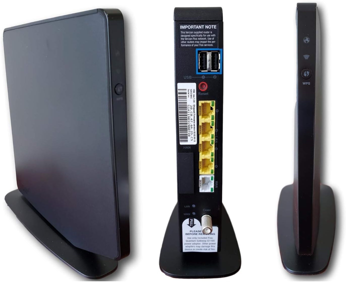 Fios G1100 | Updated 2019 Version | AC1750 WiFi G-1100 Quantum Gateway Router for Verizon Fios Internet Plans