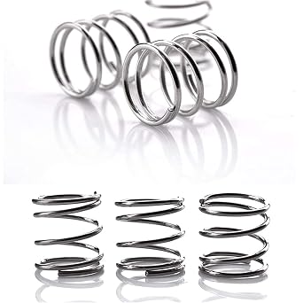 Compression Spring, 3mm OD x 0.3mm Wire Dia x 20mm Free Long, 304 Stainless Steel Spring 10 Pcs