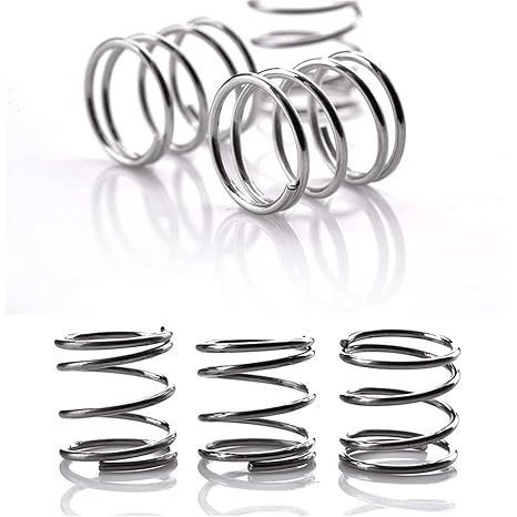 Compression Spring, 3mm OD x 0.3mm Wire Dia x 20mm Free Long, 304 Stainless Steel Spring 10 Pcs