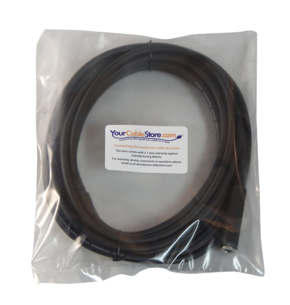 Your Cable Store - Cable alargador de auriculares estéreo de 6,3 mm
