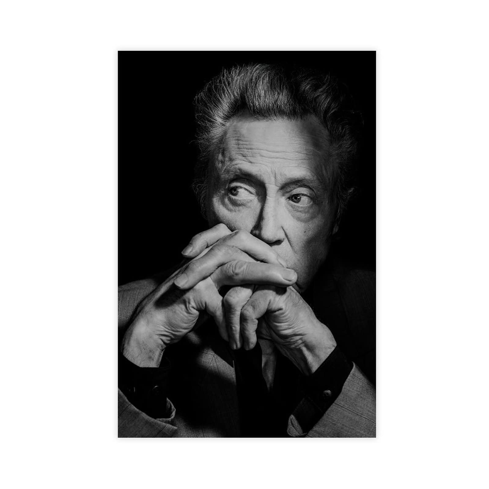 Christopher Walken Poster Movie Star Poster Art Poster Personal Portrait Poster Canvas Poster Wall Art Decor Print Picture Paintings for Living Room Bedroom Decoration Unframe-style 12x18inch(30x45cm)