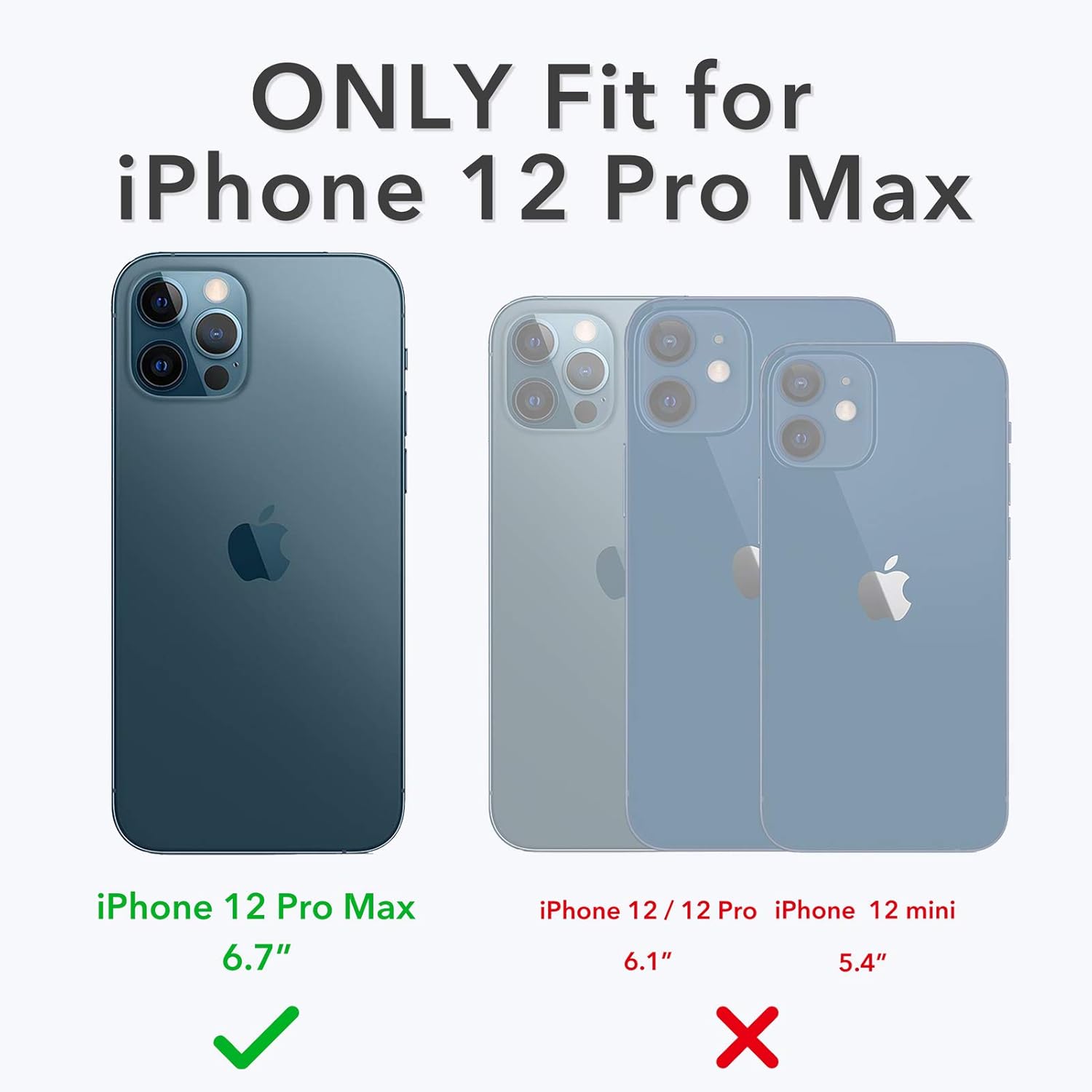 Buy Youmaker New Designed For Iphone 12 Pro Max Phone Case Iphone 12 Pro Max Case Full Body With Built In Screen Protector Rugged Clear Case For Iphone 12 Pro Max 6 7 Inch Blue Online