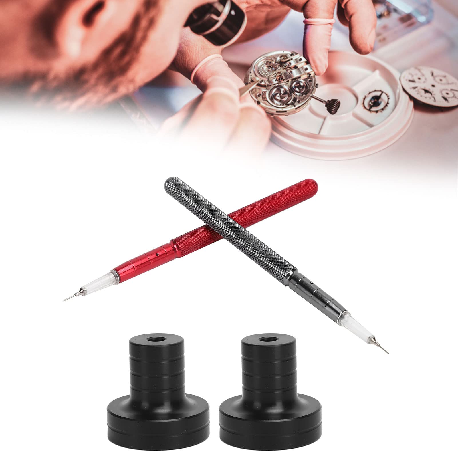 Lubrificante per orologi automatico, sicuro Eco Fiendly Lubrificante per orologi Firm lega portatile professionale con base per la casa per negozio di riparazione di orologi