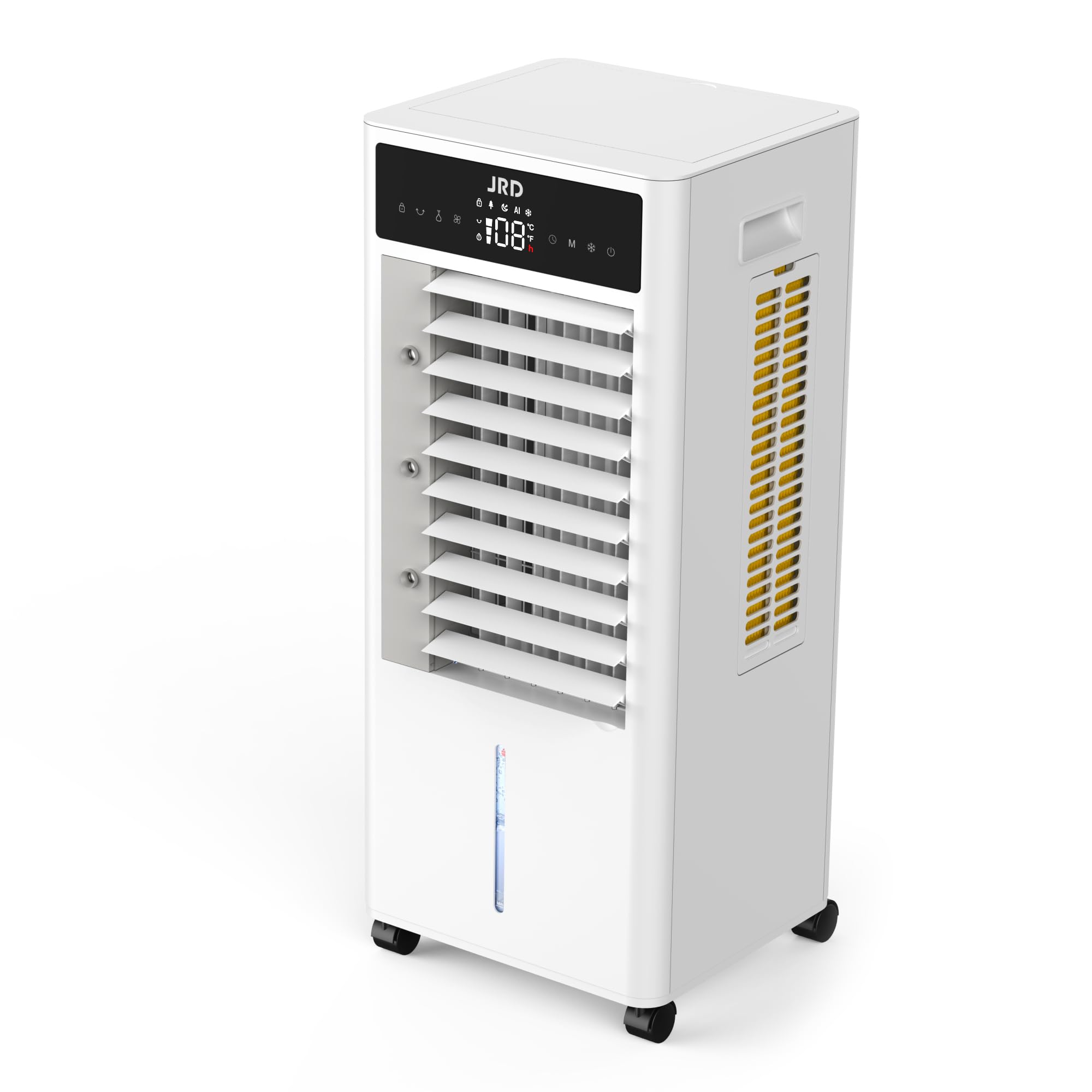 JRD Swamp Cooler with 8L Water Tank, 6 Ice Packs, for Indoor Use