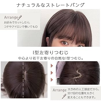 Amazon.co.jp: [ブライトララ] 素肌ウィッグ 接触冷感 ウィッグ