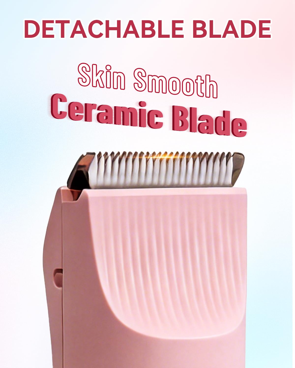 DERMAWAVE Rasoio elettrico per bikini da donna, a doppia testa, per peli pubici e rasoio 2.0