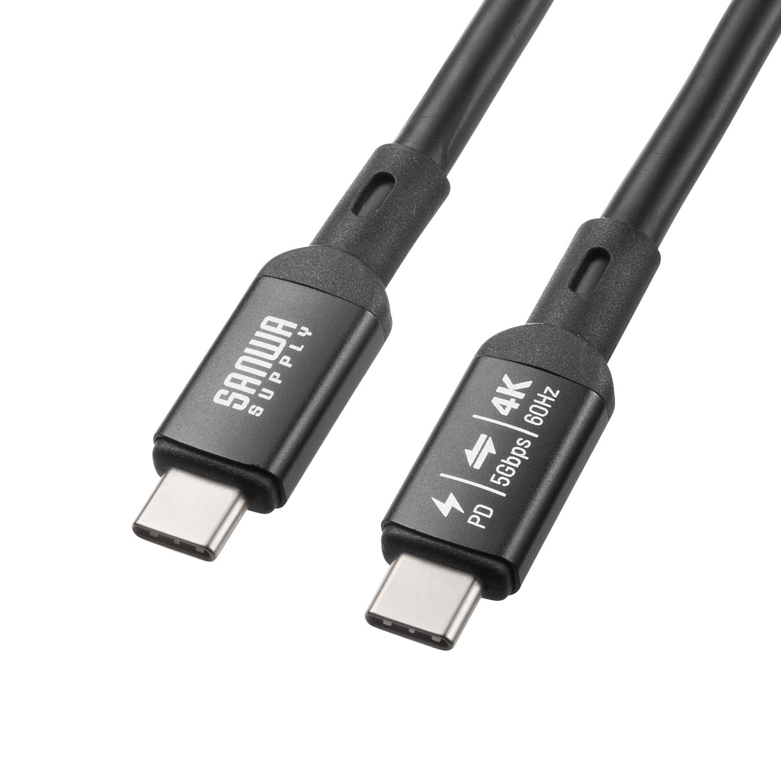 Amazon.co.jp: サンワサプライ USB Type-Cケーブル (4K60映像対応