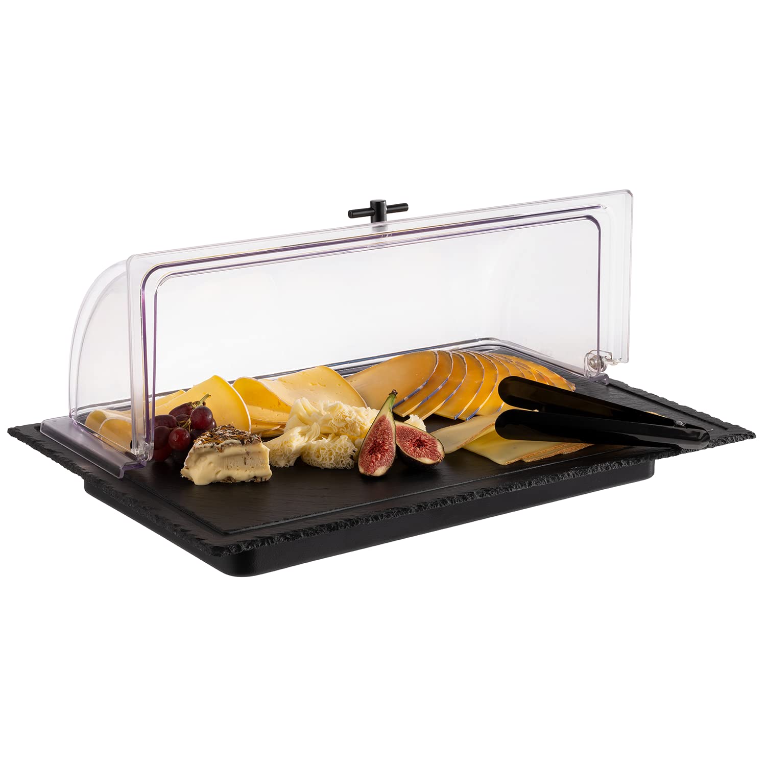 APS 11645 SLATE - Placa de refrigeración (3 piezas, pizarra natural con depósito y 1 acumulador de frío, 58,0 x 38,2 x 5,3 cm)