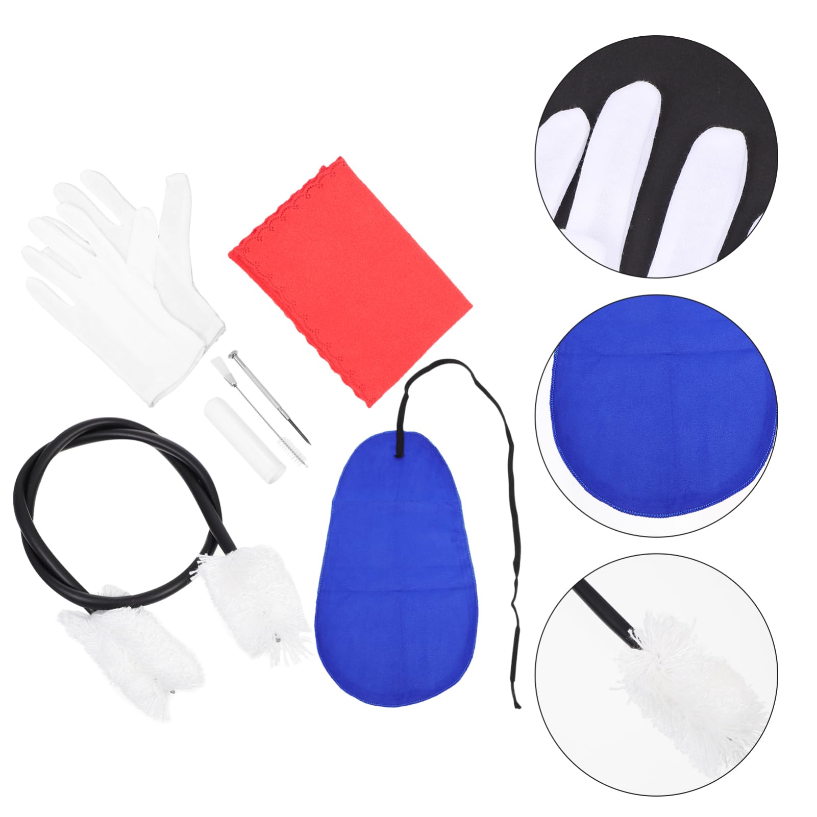 FUNOMOCYA 1Set Orchestra Instruments Clarinet Maintenance Kit for Wind Instruments Compact Sound Hole Cleaner for Musicians and Beginners