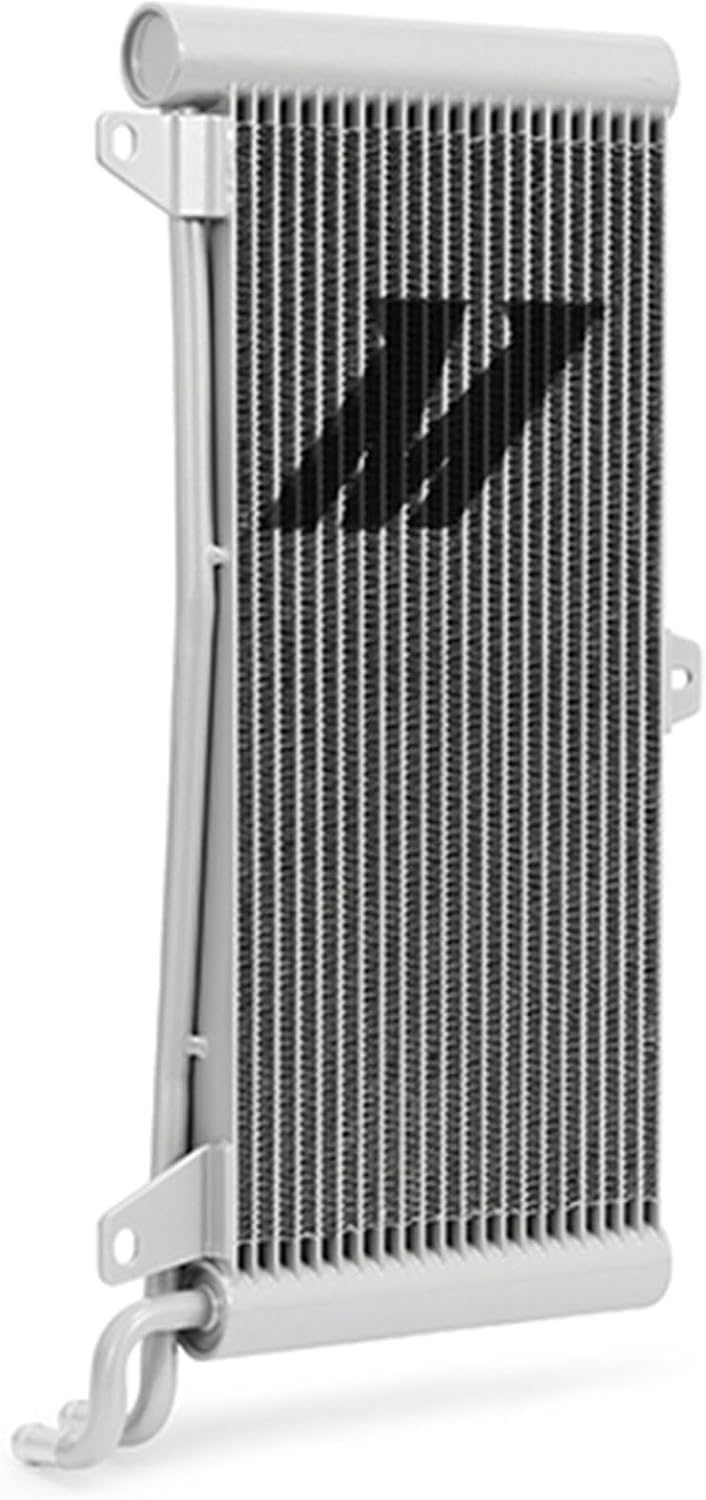 Mishimoto MMTC-RAM-94SL Transmission Cooler, Compatible with Dodge Ram Cummins 5.9L, 1994-2002, Silver