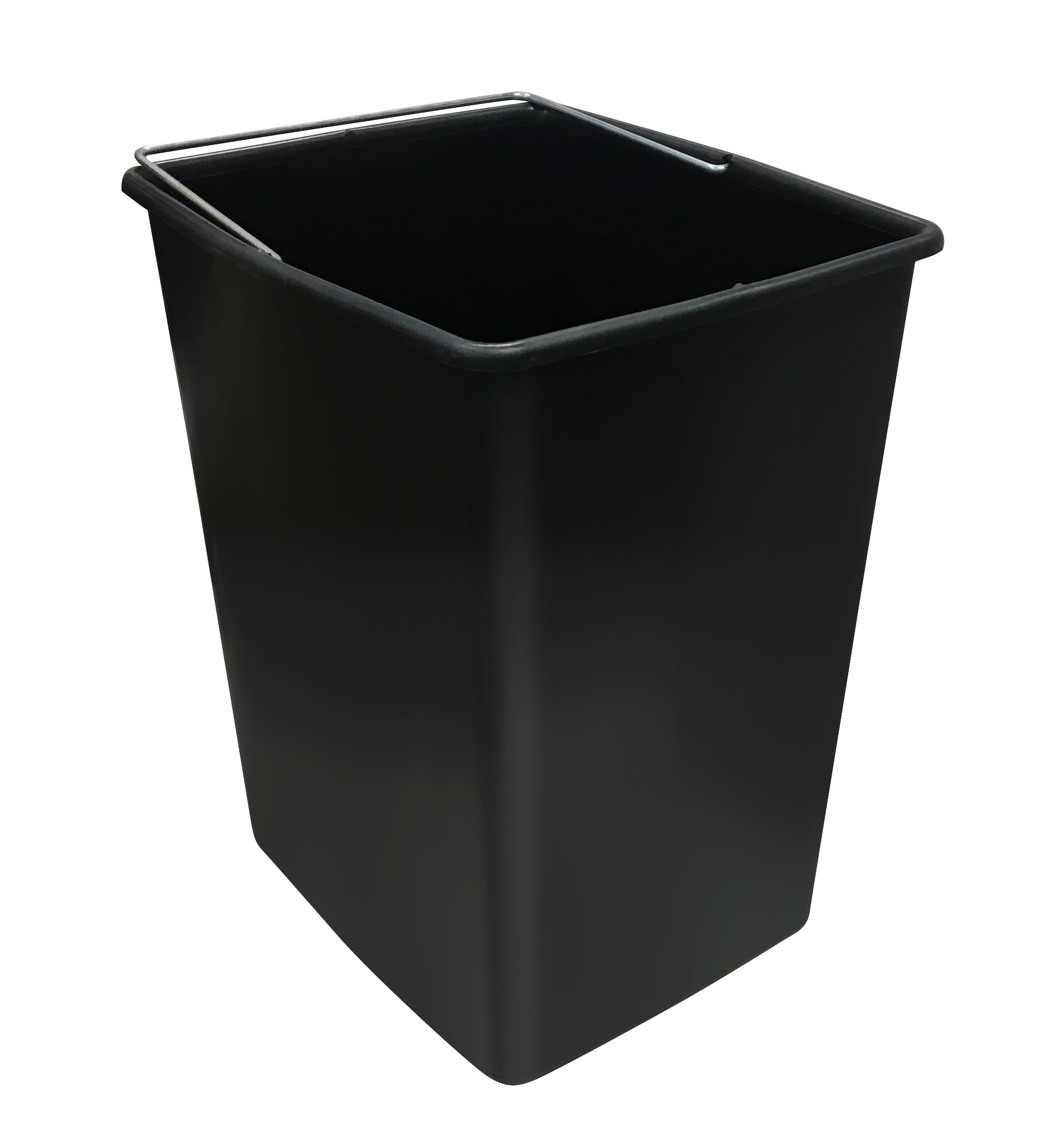 Arregui CBZ00422 Cubo de Plástico de Repuesto para Cubos de Basura y Reciclaje | 17 L | con Asa Metálica | Compatible con los modelos Basic, Top, Round, Ecoclas y Ecoclas Plus | negro