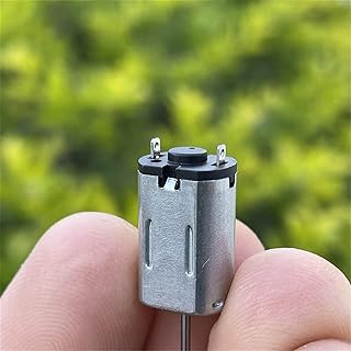 Bclla Zkenshan-DIY Motor DC 6V 9V 12V Micro N20 Carbon Brush Motor High Speed Dual Shaft Large Torque DIY Toy Car Aircraft Models, Easy to Install