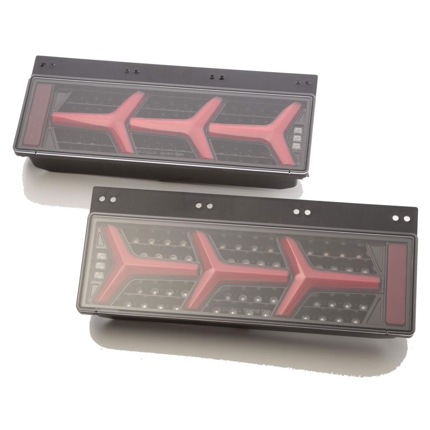 Amazon | SONAR(ソナー) トラック 汎用 24V ブラック LEDテールランプ