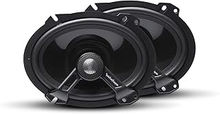 Rockford Fosgate T1682 Power 6"x8" 2-Way Coaxial Full-Range Speakers - Black (Pair)