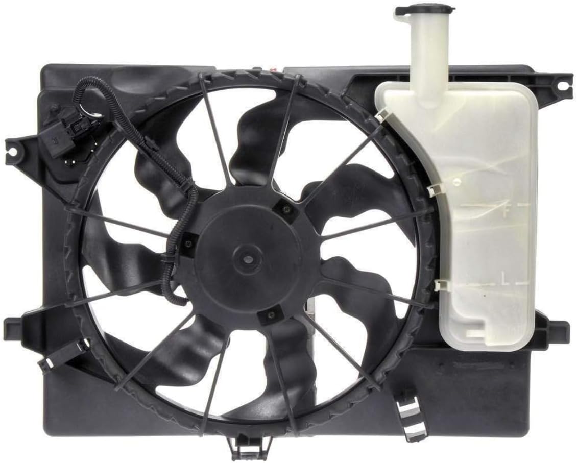 AutoShack - Conjunto de ventilador de refrigeración para Hyundai Elantra 2011-2013 2014 Kia Forte Forte5 Forte Koup 1.8L 2.0L FWD FA721530