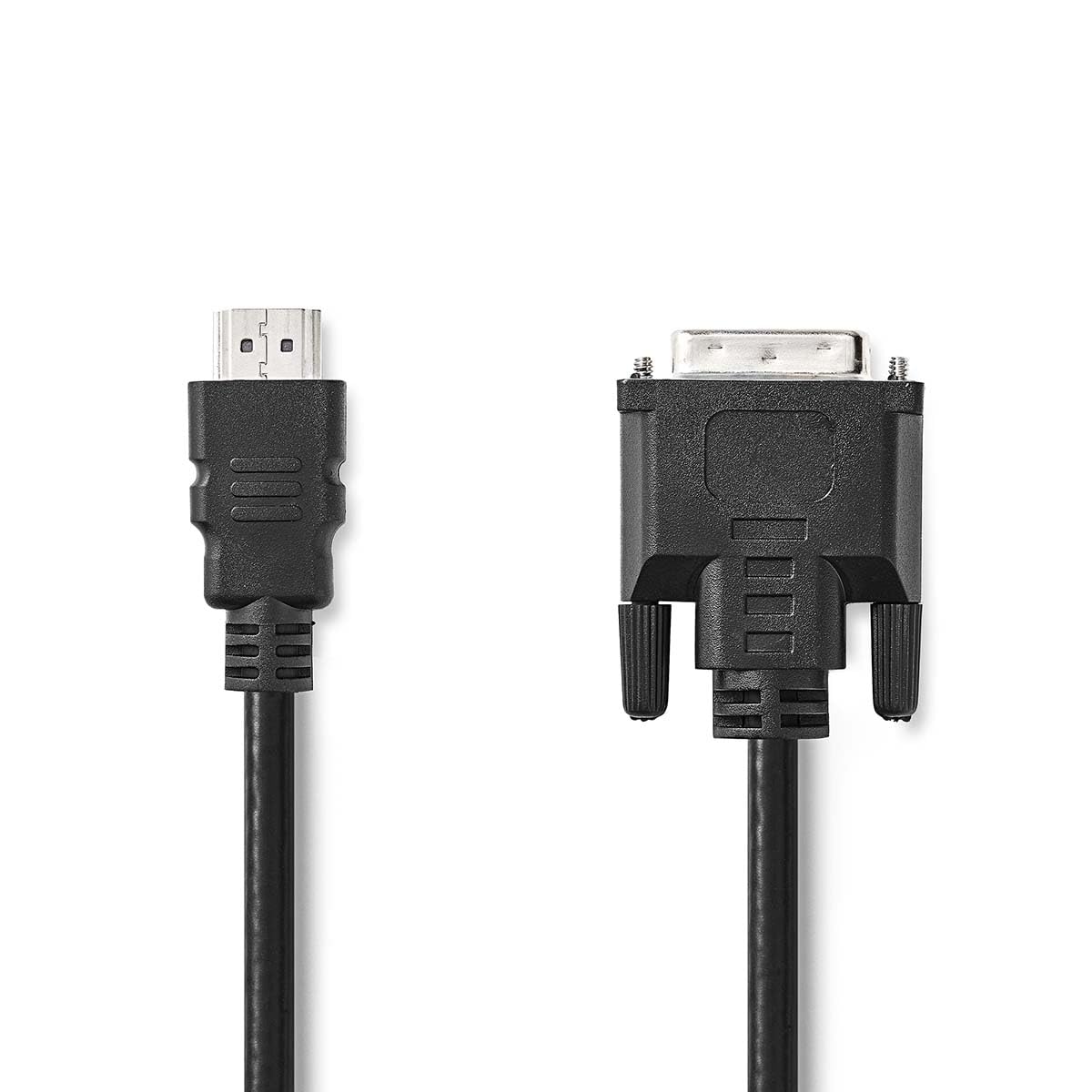 NEDIS HDMI Cable to DVI-D 24+1 Pin Adapter, 3.0m Black, 10.2 Gbps High-Speed Transmission Supporting 720p / 1080i / 1080p Full HD - Image 2