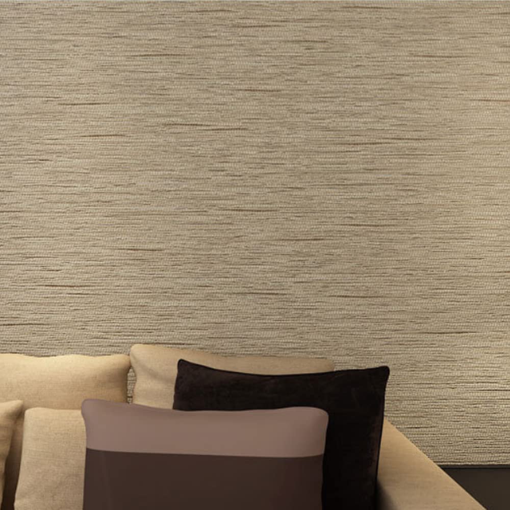 Papier peint non tissé moderne gris jaune de 4,5 x 8,3 m pour un salon épuré