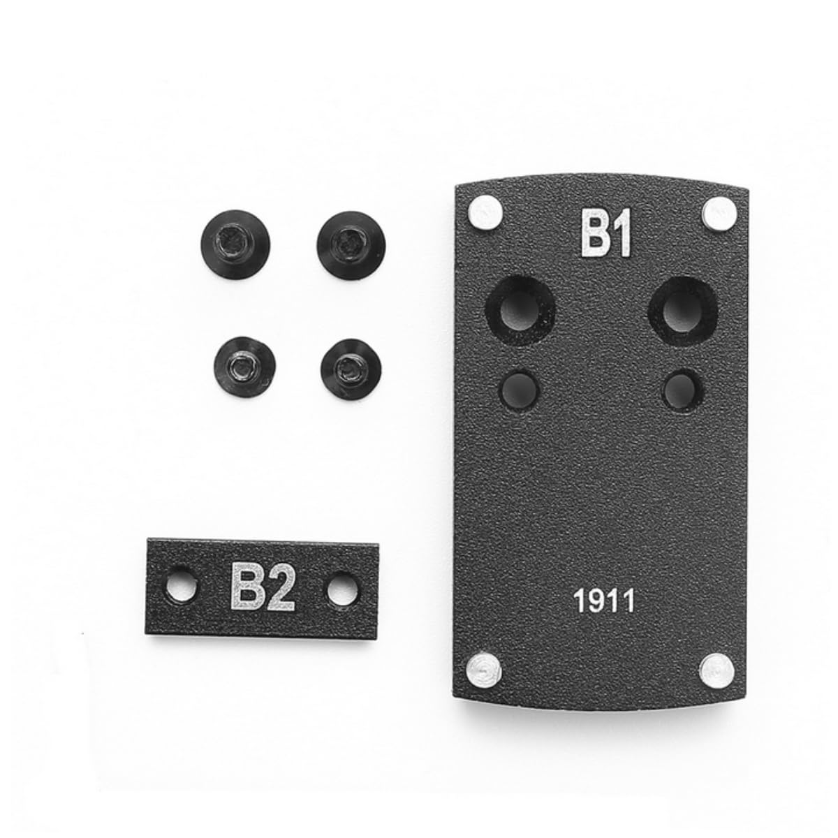 Mounting Plate Adapter, Red Dot Sight Adapter RMR Universal Sight Plates Optics Sight Mount for Glock Beretta Colt 1911Springfield XD M&P Shield 2.0 9mm .40 S&W Pistol