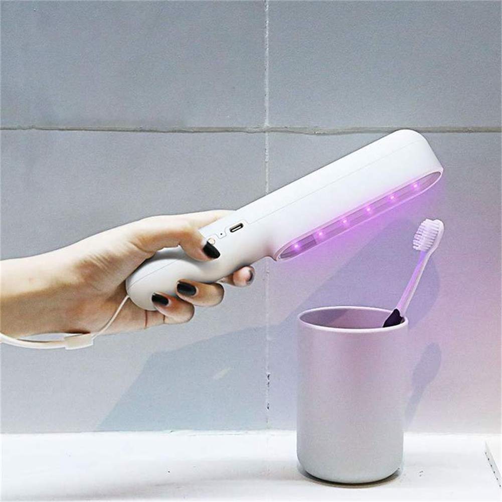 UV Esterilizador Lámpara, plegable portátil de mano de la varita ultravioleta, filtro de luz UVC para el hogar admiten la ropa interior de bebé Chupete