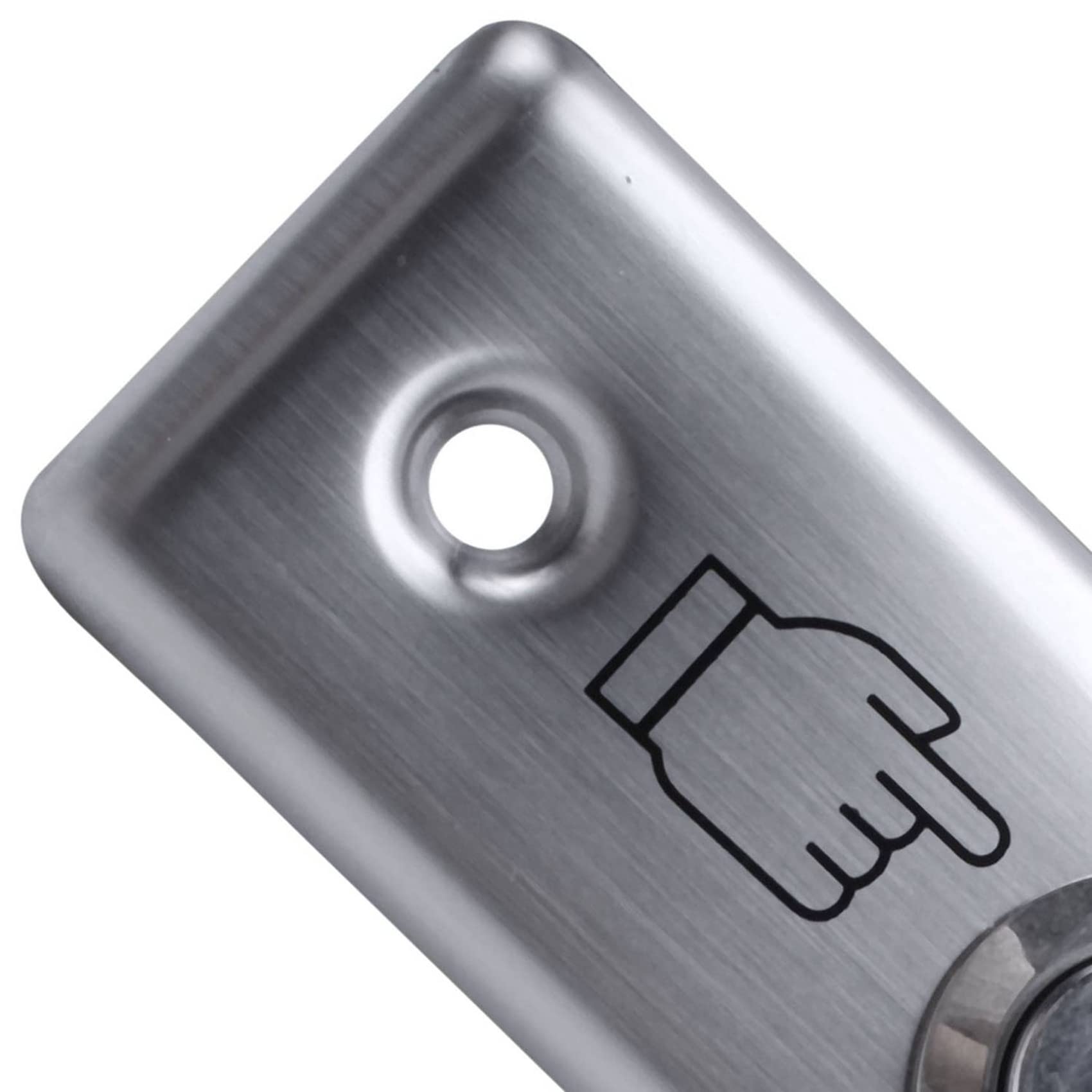 Lot de 20 boutons poussoirs de porte en acier pour contrôle d'accès M1L3