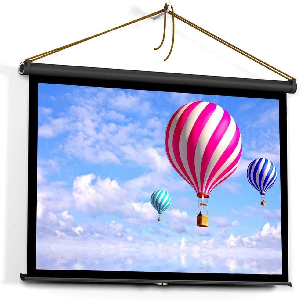 Pantalla de proyección portátil plegable para cine en casa
