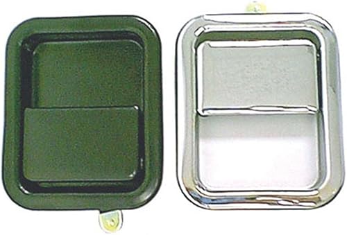 Miniatura 2 de Omix-Ada  11812.04  Manija de puerta, Remo, Izquierda, Cromo  Referencia OE 5758172  Compatible con Jeep CJ  Wrangler YJ  TJ 1981-2006