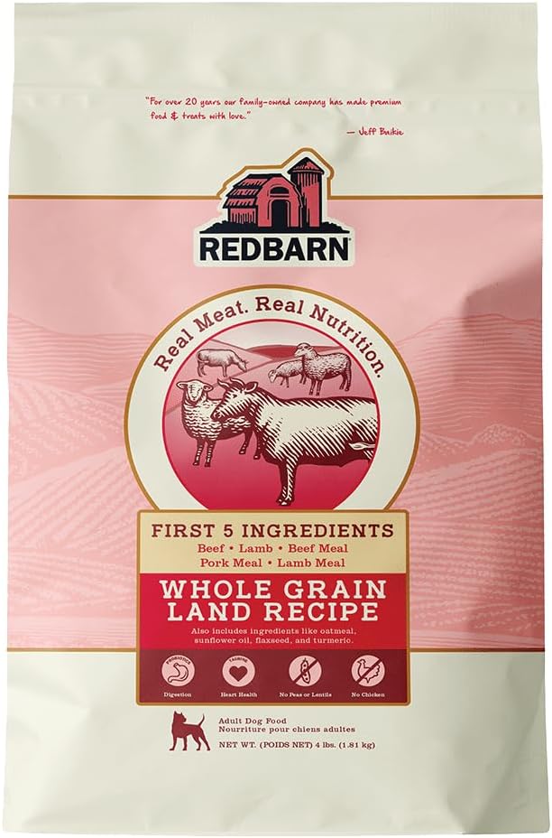 Redbarn Pet ProductsWhole Grain Land Recipe Dog Food 4lb