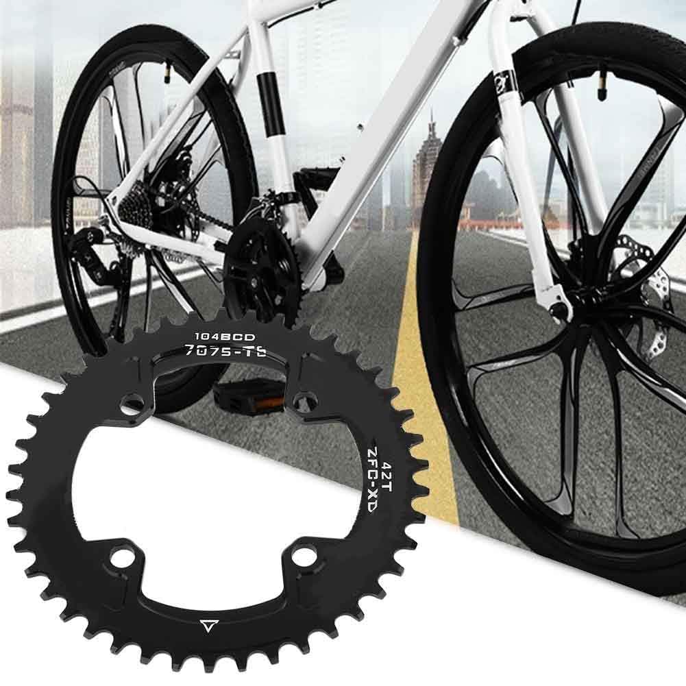 Tarcza Zębata Ebike, Bcd 104mm 40t 42t Wąska Szeroka Zębatka do Mechanizmu Korbowego Shimano Am/Xc Rower