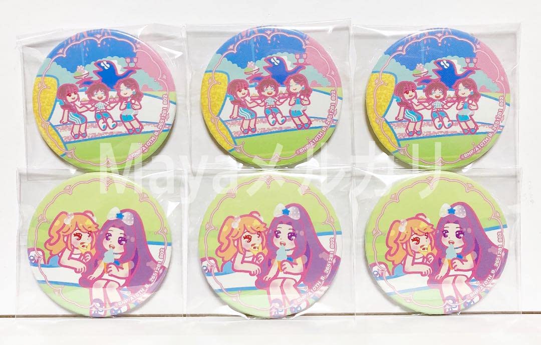 Amazon | アイカツ Canバッジ WM 美月 みくる3セット | バッジ | おもちゃ