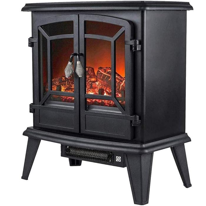 Buy AJH Portable Electric Fireplace Stove Stove Standalone Fireplace