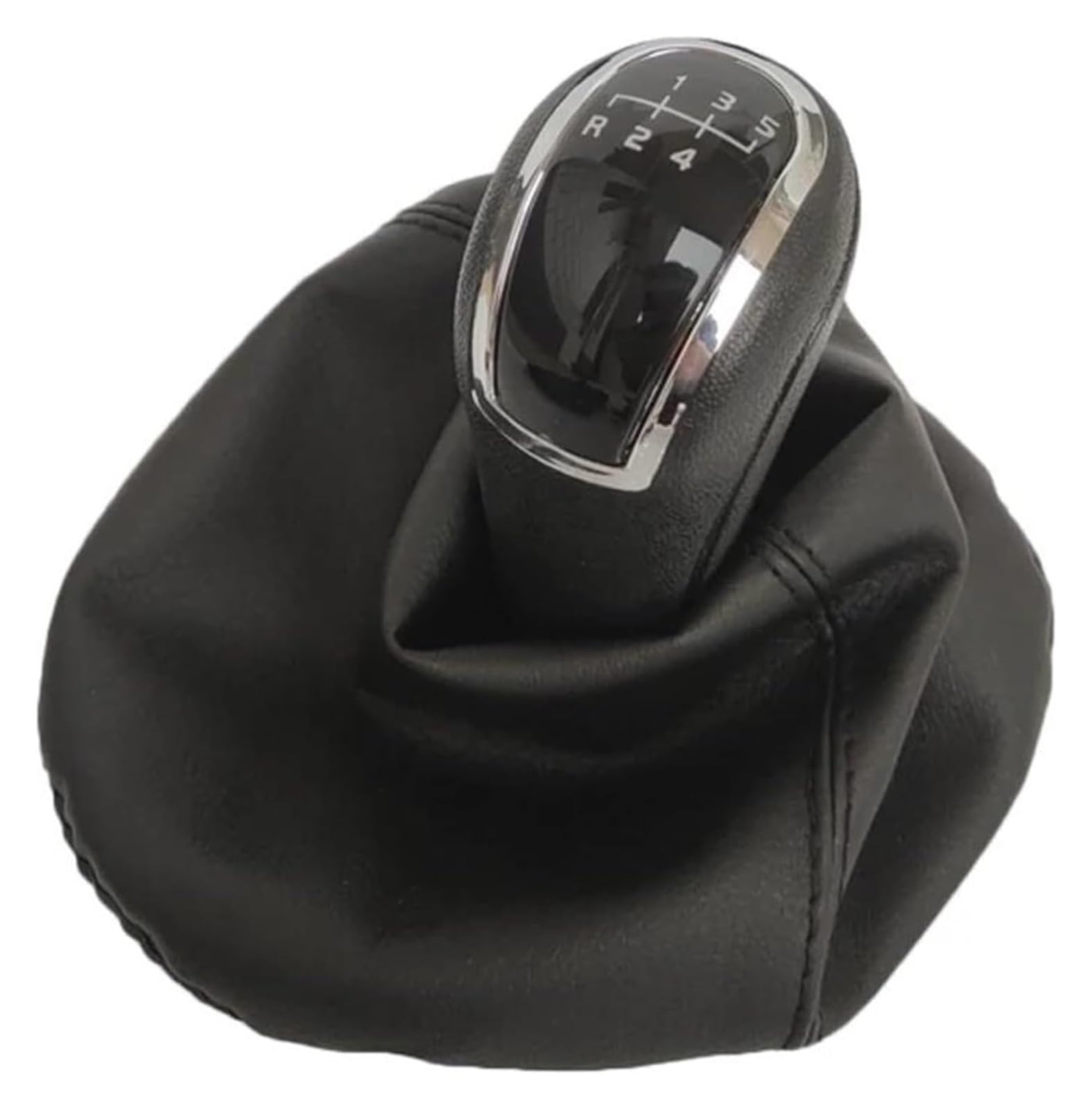 Fncvtm One Color Car Gear Knob For Benz C-Class W203 S203 W202 Bj A-Class W168 5 6 Speed Car Gear Shift Knob Stick Head Lever Handle(5 Speed)