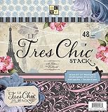 Desarrolla tu creatividad DCWV Le Tres Chic Stack de Papeles 30x30cm -