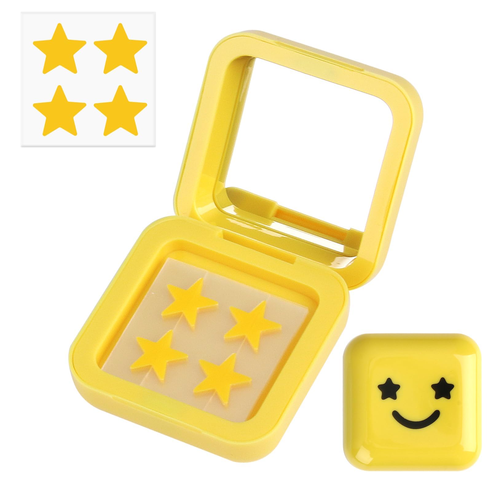 32Pcs Hydrocolloid Pimple Patches, Cute Star Shaped Acne Zit Covers