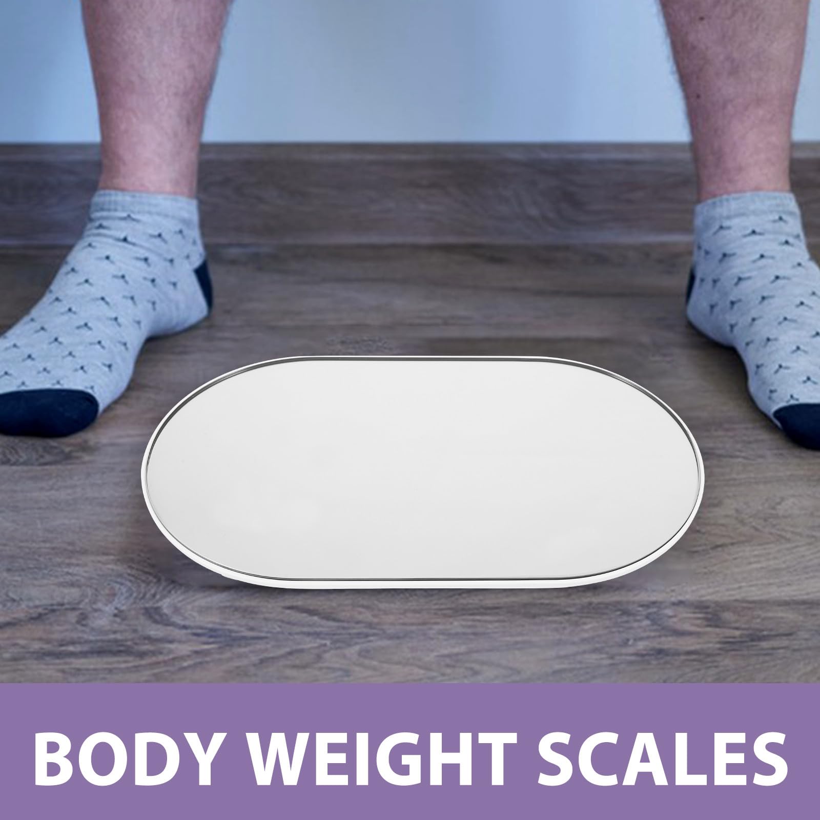 Bilancia Digitale Portatile Pesa Persone Vetro Temperato Nero, Facile da Usare, Display Digitale Leggibile, per Fitness e Salute