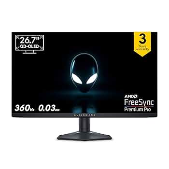 ディスプレイ・モニター本体 Alienware AW2725DF QD-OLED WQHD 360hz 27
