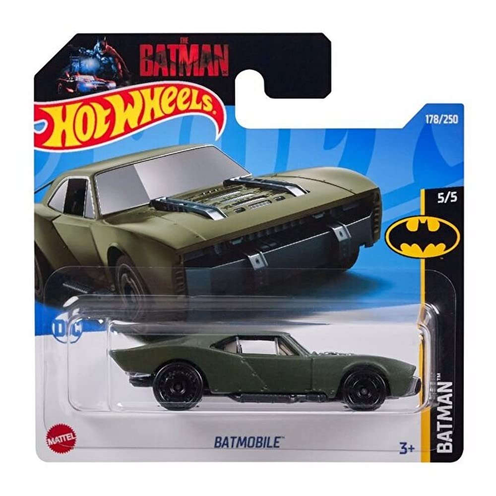 Hot Wheels The Batman Batmobile Olive Green 178/250 HCW62 2022