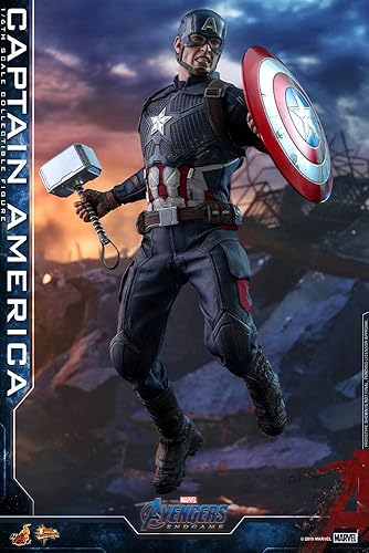 Miniatura 9 de Hot Toys 1:6 Capitán América - Avengers: Endgame, Multicolor, HT904685