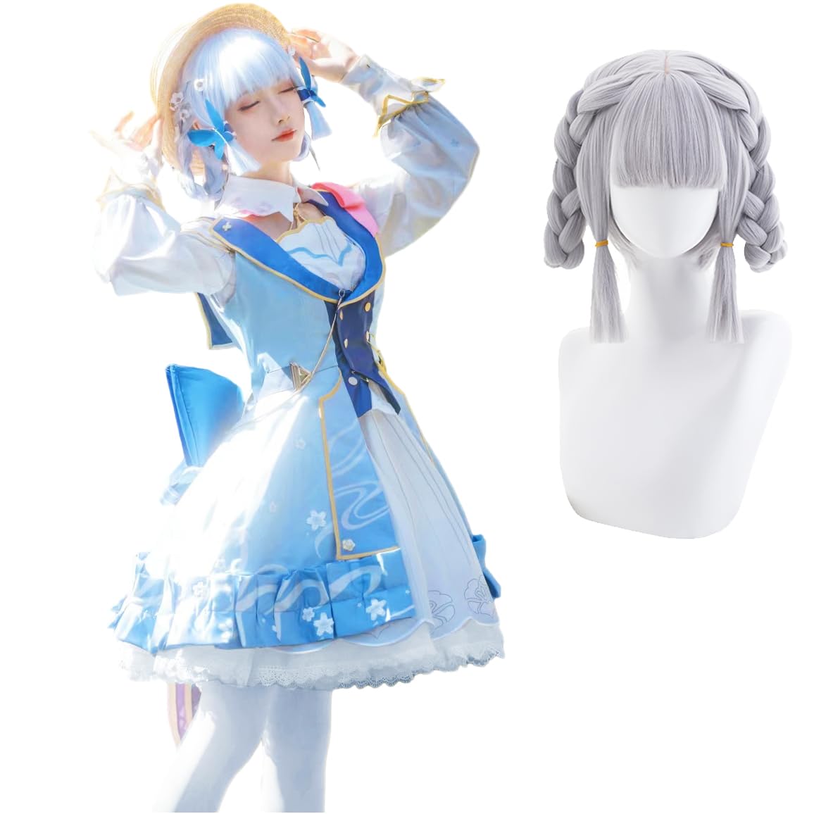 Amazon.co.jp: [NOKIJP] 原神 コスプレ 神里綾華 コスプレ衣装