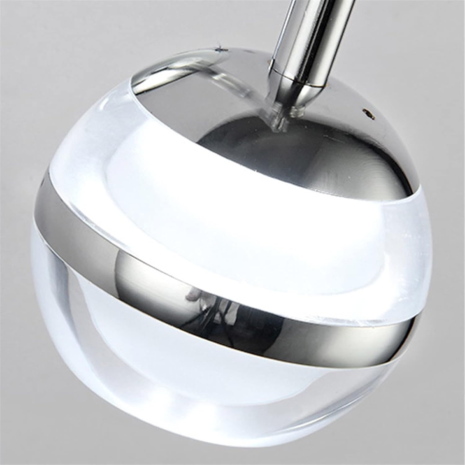 ヨーロピアンウォールライト LEDアクリルボール壁取り付け用燭台ライト - 金属製の壁ランプランタン、寝室、バルコニー、廊下、カフェ