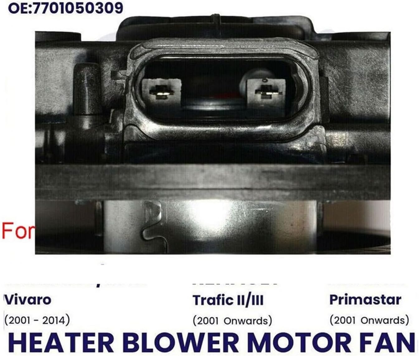 ヒーターブロワーモーターファン NISSAN PRIMASTAR X83 &amp; RENAULT TRAFIC 77010503