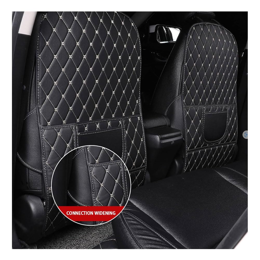 2 Pezzi Auto Sedile Anti Calcio Cuscino per Toyota Corolla/Highlander/Land Cruiser, PU Pelle Anti-Calcio Schienale Protettori di Seggiolini Anti Sporco Accessori,l
