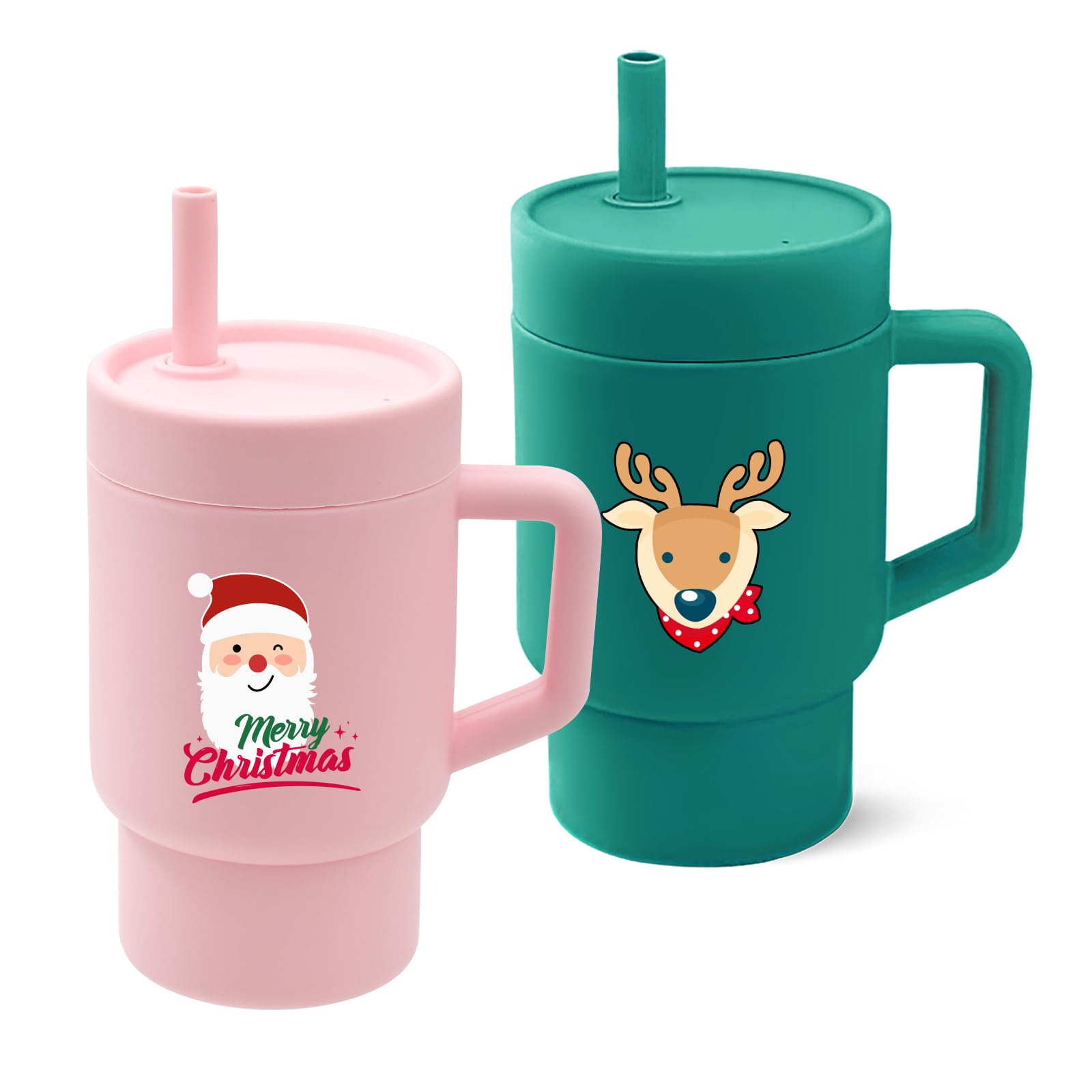 Photo 1 of ***ONL Y 1 CUP*** DLOCCOLD Silicone Straw Cup, Adorable Miniature Tumbler with Straw Handle, Tumbler Cup, 10oz, Easy to Clean