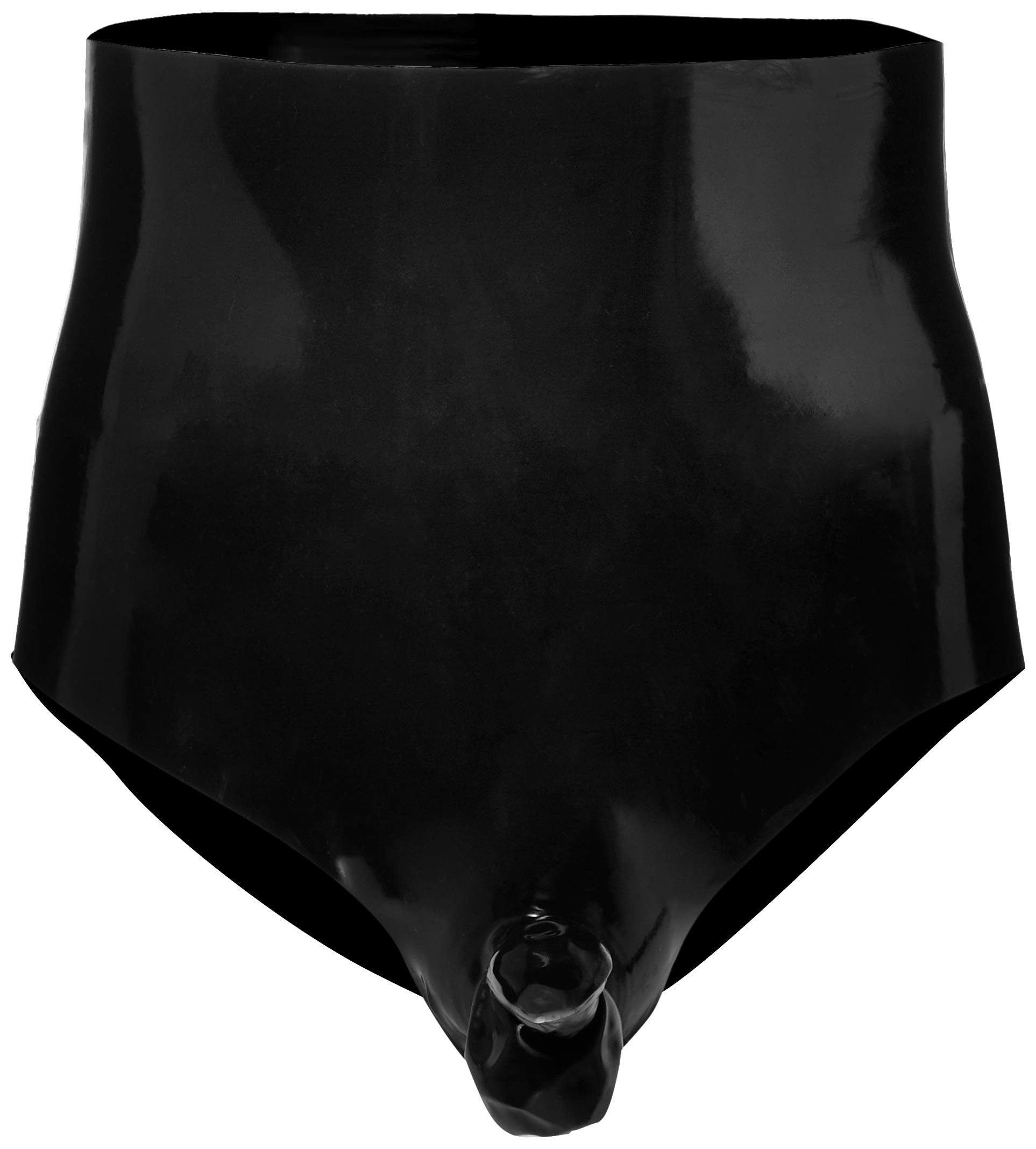 Late X Latex Shorts - Black - L/XL